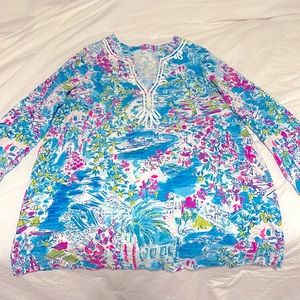 Lilly Pulitzer : Coverup/ Long Shirt : Size Large
